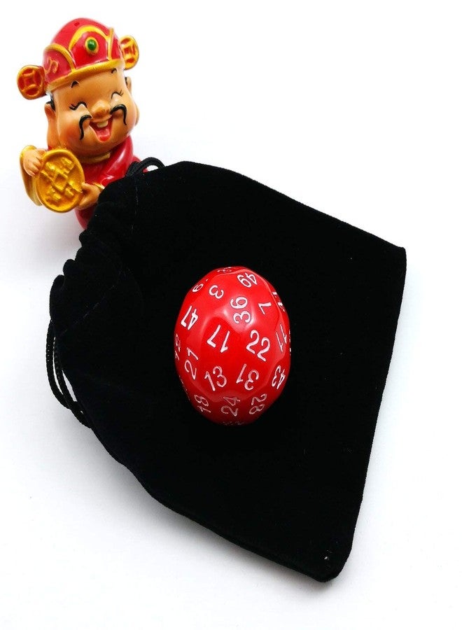 Bescon Fifty-Sided Die, 50 Sided Cube, 50 Sides Dice, 50-Sided D50 30mm Large Gaming Dice - 5 Assorted Opaque Color with Numbers - Image 3